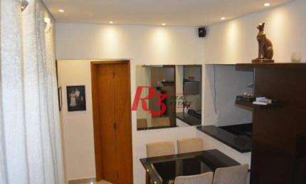 Sobrado com 3 dormitórios à venda, 180 m² - Castelo - Santos/SP