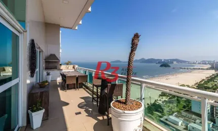 Cobertura à venda, 740 m² por R$ 16.000.000,00 - Gonzaga - Santos/SP