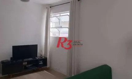 Kitnet com 1 dormitório à venda, 45 m² por R$ 375.000,00 - Gonzaga - Santos/SP