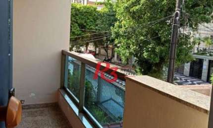 Sobrado com 4 dormitórios para alugar, 220 m² por R$ 12.000,00/mês - Embaré - Santos/SP