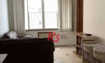 Apartamento com 2 dormitórios, 78 m² - venda ou aluguel - Boqueirão - Santos/SP