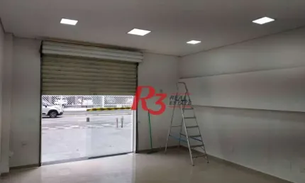 Loja, 75 m² - venda por R$ 1.890.000,00 ou aluguel por R$ 9.590,00/mês - Boqueirão - Santos/SP