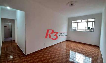 Apartamento à venda, 2 dorm, garagem fechada, Campo Grande, Santos SP