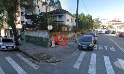 Terreno à venda na Rua Gonçalves Ledo, 29, Campo Grande, Santos