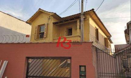 Sobrado com 3 dormitórios, 218 m² - venda por R$ 1.500.000,00 ou aluguel por R$ 7.880,50/mês - Vila Matias - Santos/SP