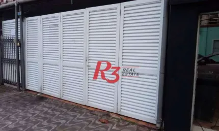 Casa com 3 dormitórios à venda, 95 m² por R$ 620.000,00 - Embaré - Santos/SP