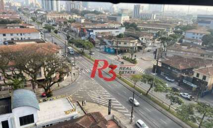 Sala comercial com 1 sala para alugar na Avenida Afonso Pena, 170, Boqueirão, Santos