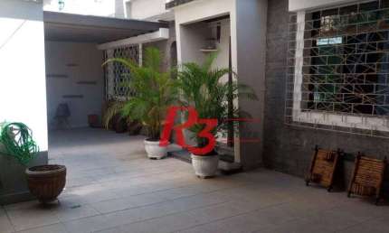 Casa com 4 dormitórios à venda, 420 m² por R$ 3.200.000,00 - Ponta da Praia - Santos/SP