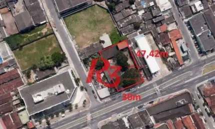 Terreno à venda, 1422 m² por R$ 6.500.000,00 - Aviação - Praia Grande/SP