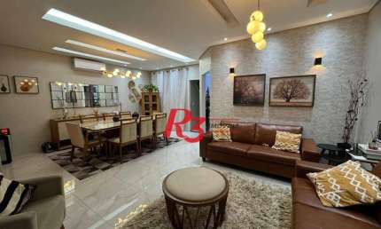Casa com 3 dormitórios à venda, 189 m² por R$ 1.680.000,00 - Campo Grande - Santos/SP