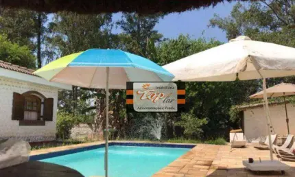 Chácara com 5 dormitórios à venda, 1800 m² por r$ 970.000,00 - três montanhas - osasco/sp