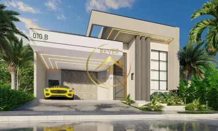 Casa à venda em paulínia, jardim vista alegre, com 3 suítes, com 210 m², santorini residencial club