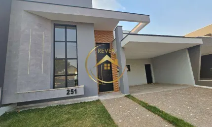 Casa à venda em Paulínia, Parque Brasil 500, com 3 suítes, com 170 m²