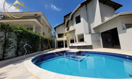 Sobrado à venda e para alugar em Valinhos, Loteamento Residencial Fazenda São José, com 4 suítes