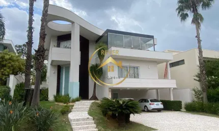Sobrado à venda em Campinas, Alphaville Dom Pedro, com 4 suítes, com 465 m²