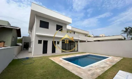 Sobrado à venda em Paulínia, Betel, com 4 suítes, com 275 m², Residencial Figueira Branca