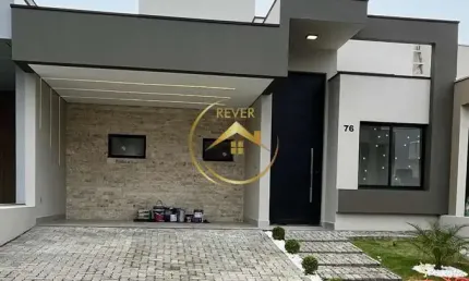 Casa à venda em paulínia, parque brasil 500, com 3 suítes, com 148 m², condomínio lírios paulínia.