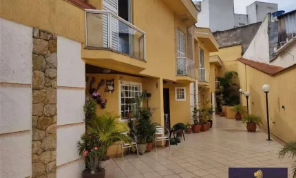 Sobrado em condomínio fechado com 3 dormitórios à venda por r$ 750.000 - vila bertioga - são paulo/sp