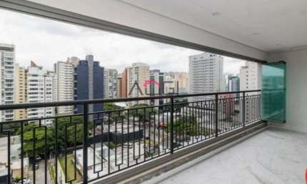 Apartamento com 3 quartos para alugar na Avenida Bem-te-vi, 206, Moema, São Paulo, 149 m2 por R$ 28.000