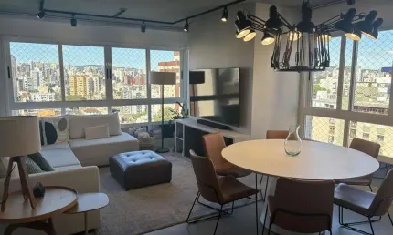 03 quartos finamente decorado com linda vista no Rio Branco