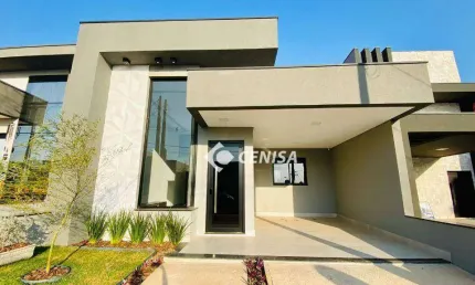 Casa com 3 quartos à venda, 140 m² - condomínio jardim mantova - indaiatuba/sp