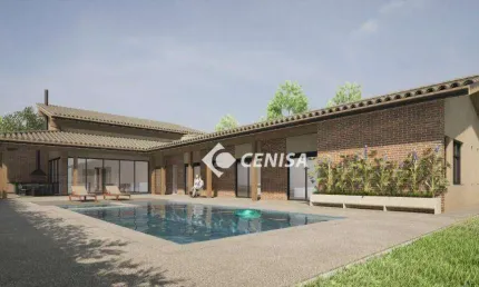 Casa com 4 suítes à venda, 417 m² - Condomínio Terras de Itaici - Indaiatuba/SP
