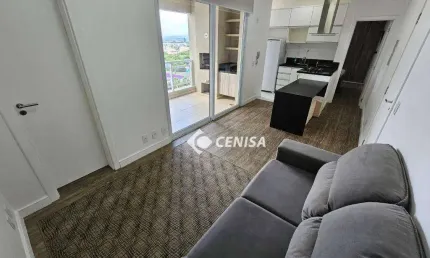 Apartamento com 1 quarto, 55 m² - venda ou aluguel - Condomínio Sky Towers Home - Indaiatuba/SP