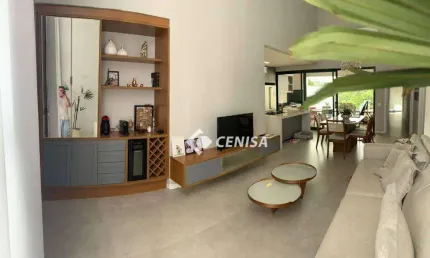Casa com 3 dormitórios à venda, 235 m² - condomínio residencial milano - indaiatuba/sp