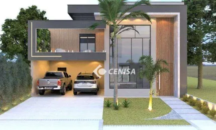 Casa com 3 suítes à venda por  condomínio duas marias - indaiatuba/sp