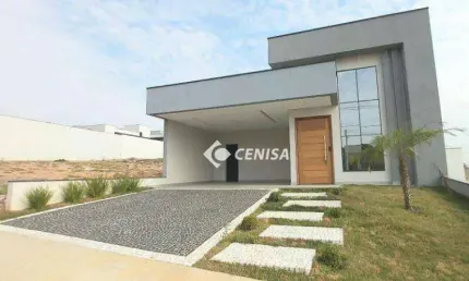 Casa com 3 suítes 186 m² de área útil - Condomínio Residencial Milano - Indaiatuba/SP