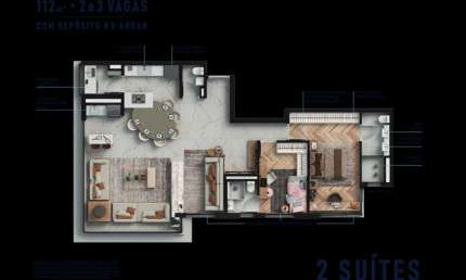Apartamento com 2 quartos à venda no Alphagran Alphaville, Barueri 