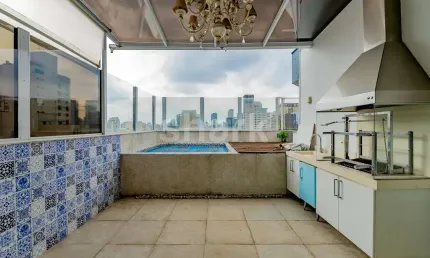 Cobertura duplex para venda por R$ 4.600.000,00 ou locação por R$ 25.000,00/mês na Vila Nova Concei