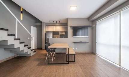 Apartamento duplex para venda por R$ 1.780.000 00 e locação por R$ 7.500,00 no Brooklin, São Paulo,