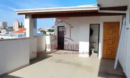 Cobertura para venda em santo andré, jardim ocara, 2 dormitórios, 2 banheiros, 1 vaga