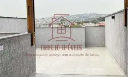 Cobertura para Venda em Santo André, Vila Homero Thon, 2 dormitórios, 1 suíte, 1 banheiro, 1 vaga