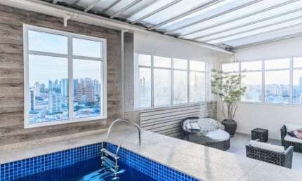 Cobertura Duplex de Luxo no Tatuapé: 4 Quartos,São Paulo-SP.