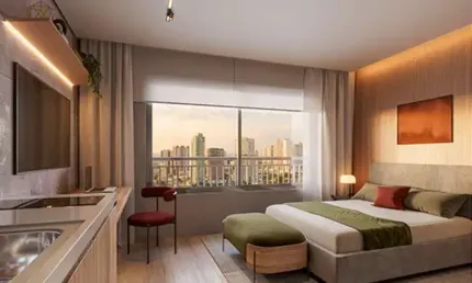 Studio para venda em são paulo, santo amaro, 1 dormitório, 1 banheiro