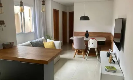 Apartamento para Venda em Santo André, Jardim Paraíso, 2 dormitórios, 1 suíte, 2 banheiros, 1 vaga