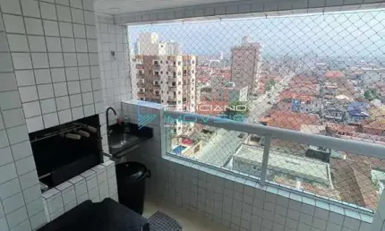 Apartamento com 2 dorms, ocian, praia grande - r$ 435 mil, cod: 3529