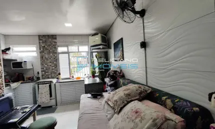 Kitnet com 1 quarto, maracanã, praia grande - r$ 170 mil, cod: 5170
