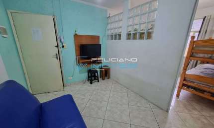 Kitnet com 1 quarto, Canto do Forte, Praia Grande - R$ 180 mil, Cod: 5555