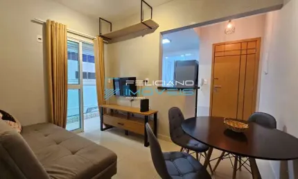 Apartamento com 1 quarto, Canto do Forte, Praia Grande - R$ 375 mil, Cod: 5691