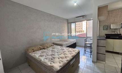 Kitnet com 1 quarto, Canto do Forte, Praia Grande - R$ 180 mil, Cod: 6122