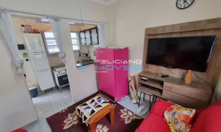 Kitnet com 1 quarto, Real, Praia Grande - R$ 170 mil, Cod: 6161