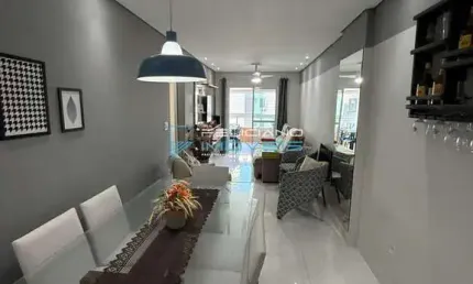 Apartamento com 2 quartos, guilhermina, praia grande - r$ 569 mil, cod: 6221