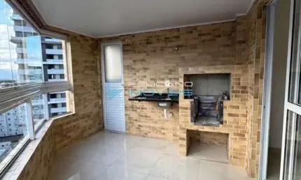 Apartamento com 1 quarto, Guilhermina, Praia Grande - R$ 380 mil, Cod: 6315