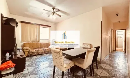 Apartamento no embaré, em santos, 2 dormitórios, vaga demarcada