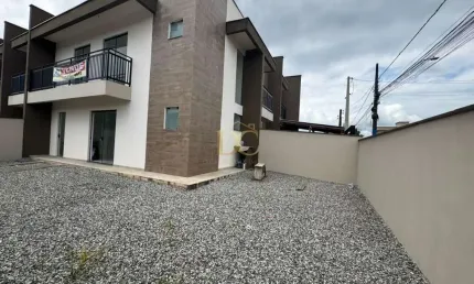 Sobrado Geminado de Esquina no Aventureiro com 2 suítes