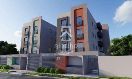 Apartamento com 3 quartos à venda na Rua Tereza Caetano de Lima, 981, Afonso Pena, São José dos Pinhais por R$ 319.900