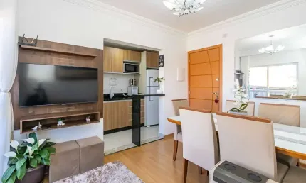 Apartamento com 2 quartos à venda na avenida deputado joão leopoldo jacomel, 969, são pedro, são josé dos pinhais por r$ 300.000